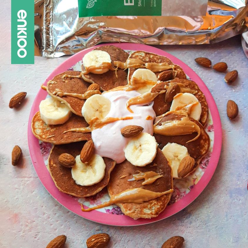 PRZEPIS - Placuszki białkowe z dodatkiem erytrytolu.